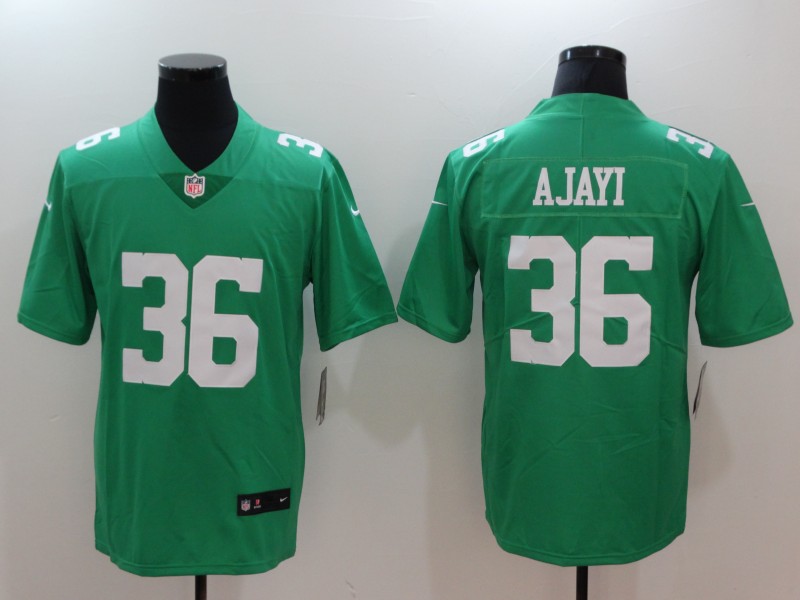 Men's Philadelphia Eagles Jay Ajayi #36 Green Jersey